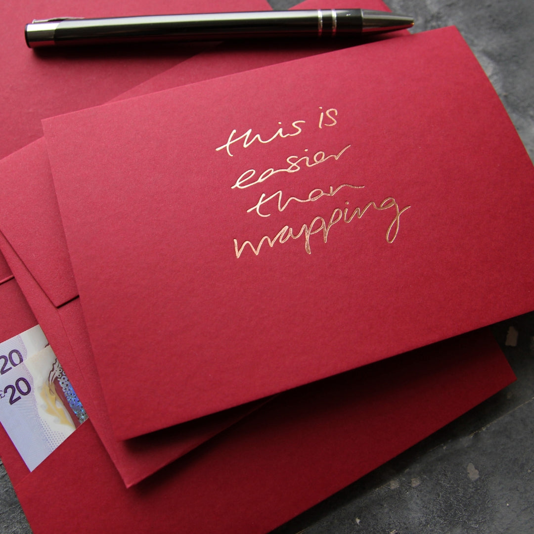 This Is Easier Than Wrapping - Cash Card