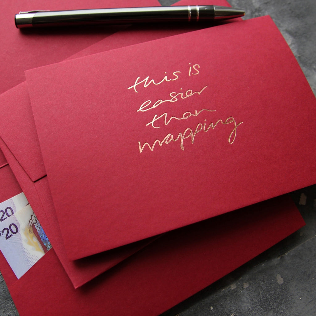 This Is Easier Than Wrapping - Cash Card