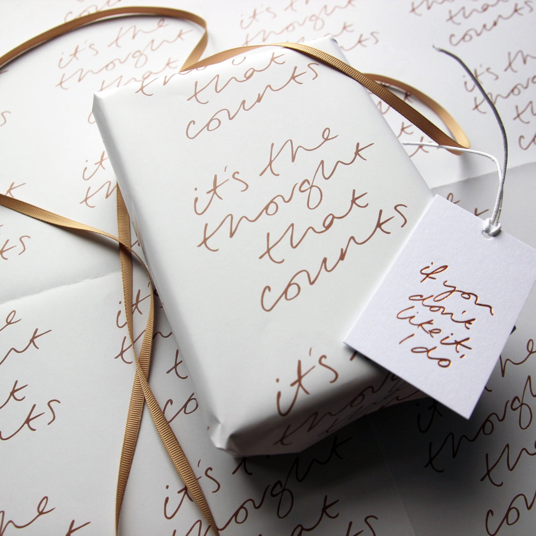 It’s The Thought That Counts Wrap - 2 Sheets