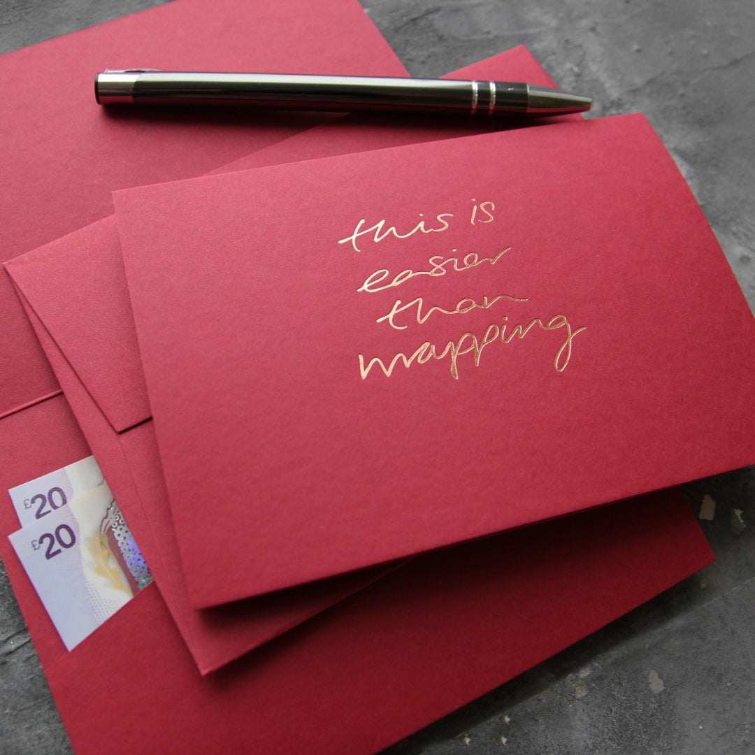 This Is Easier Than Wrapping - Cash Card