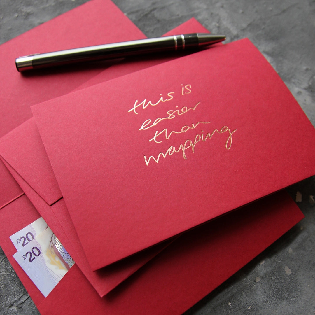 This Is Easier Than Wrapping - Cash Card