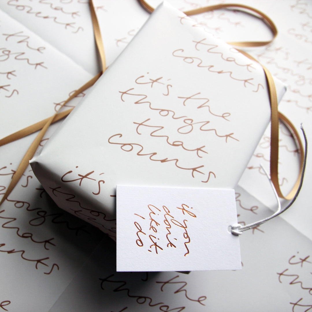 It’s The Thought That Counts Wrap - 2 Sheets