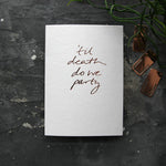 'Til Death Do We Party