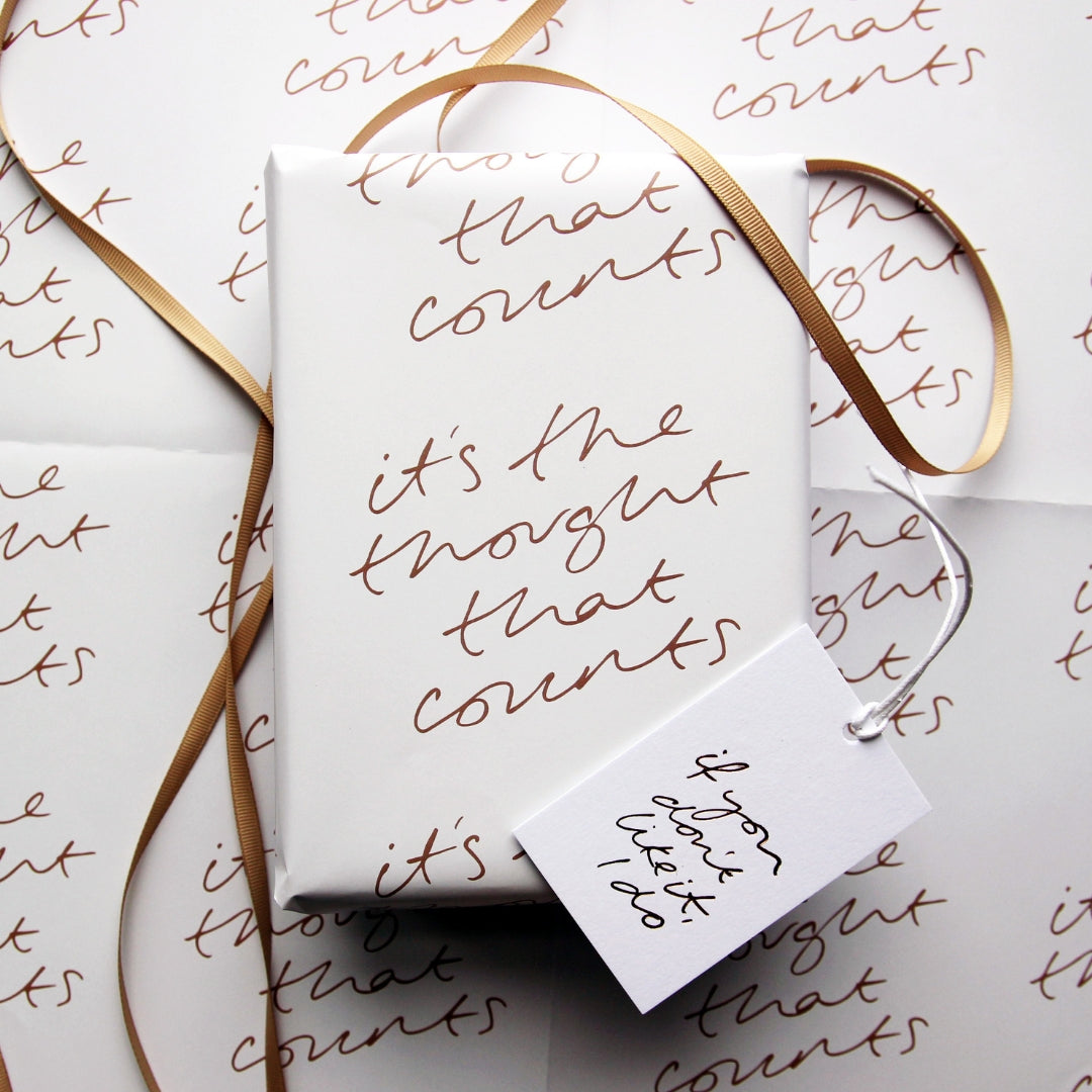 It’s The Thought That Counts Wrap - 2 Sheets