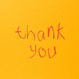 Thank You - Hand Foiled Card