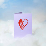 Heart - Hand Foiled Card