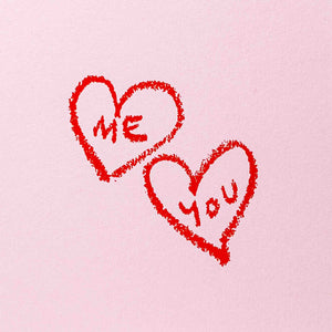 Me + You - Hand Foiled Card
