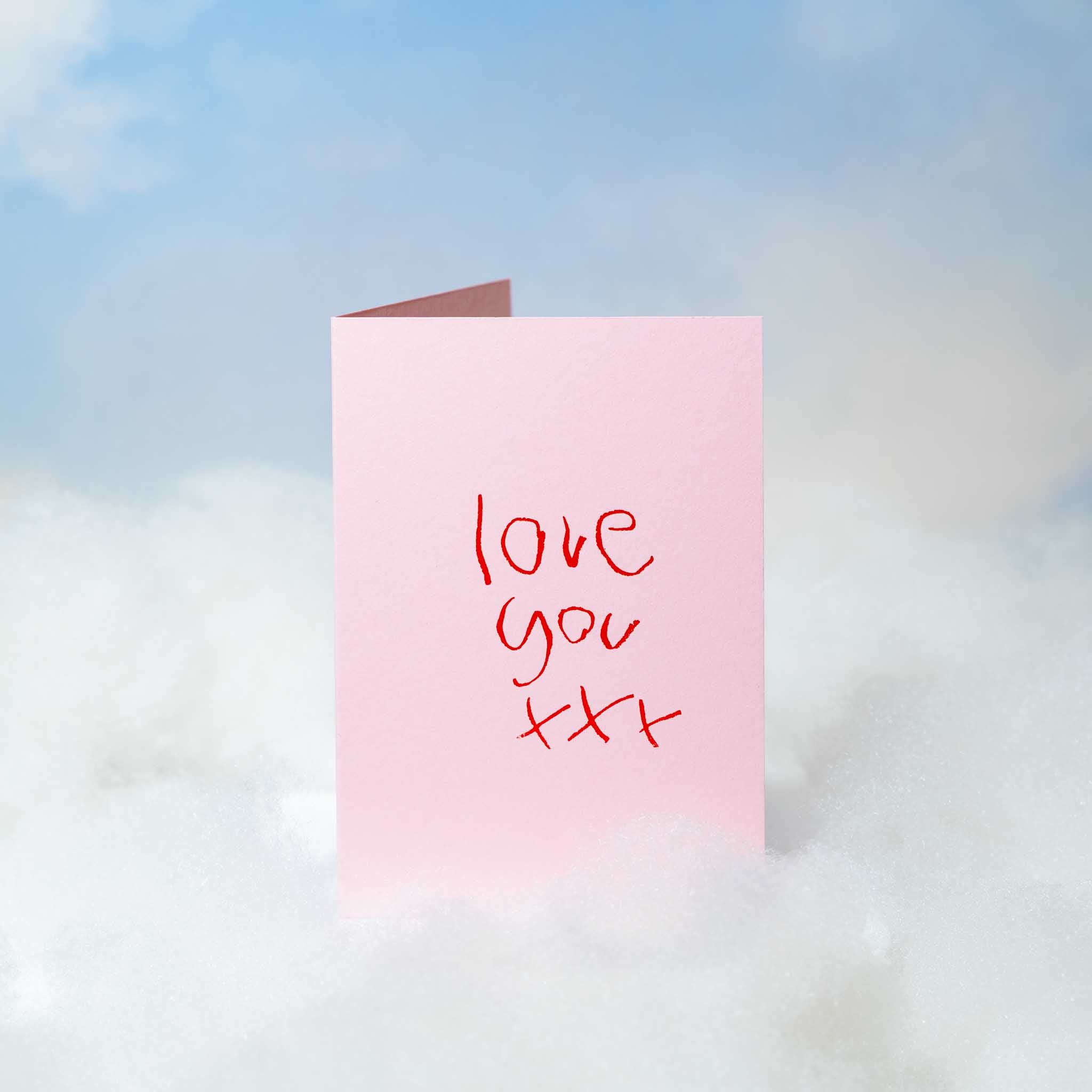 Love You xxx - Hand Foiled Card