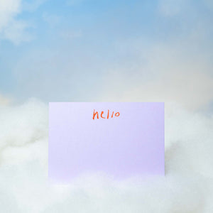 Hello - Hand Foiled Notecard Set