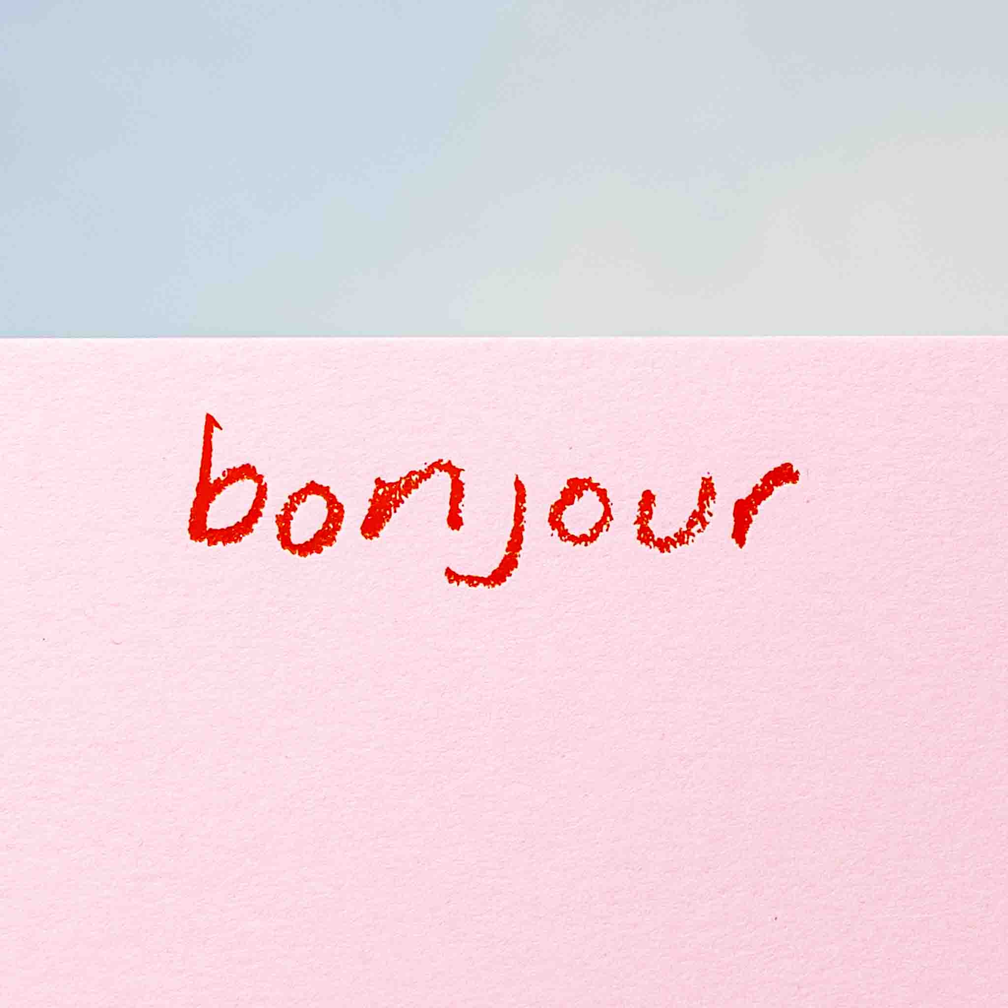 Bonjour - Hand Foiled Notecard Set