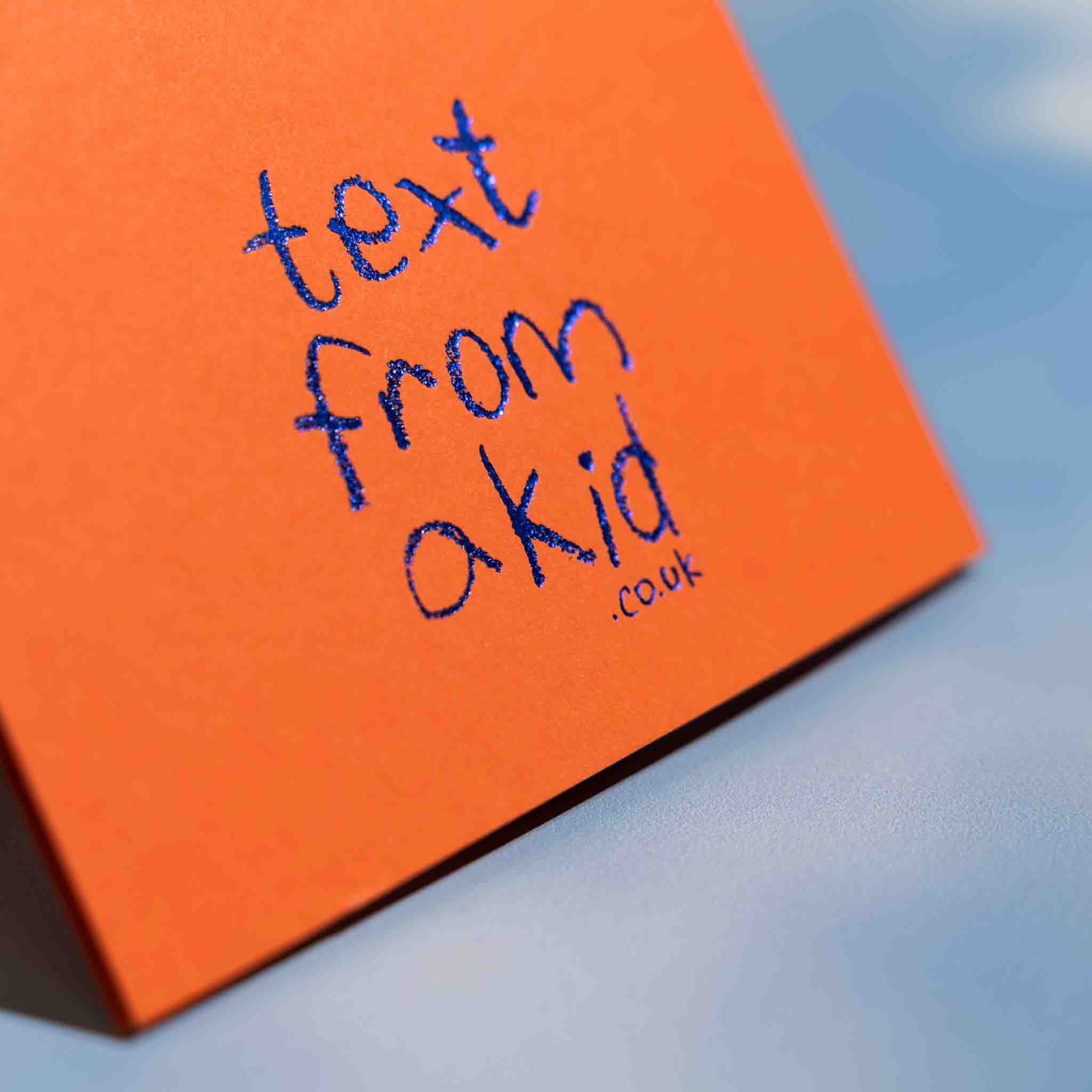 Text It Bundle | Set of 3 Hand Foiled Cards | Text From A Kid – Text ...