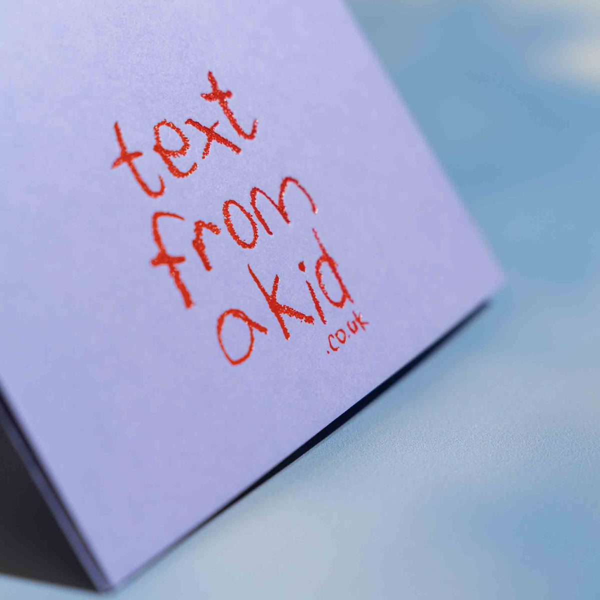 Happy Face - Hand Foiled Card – Text From A Friend