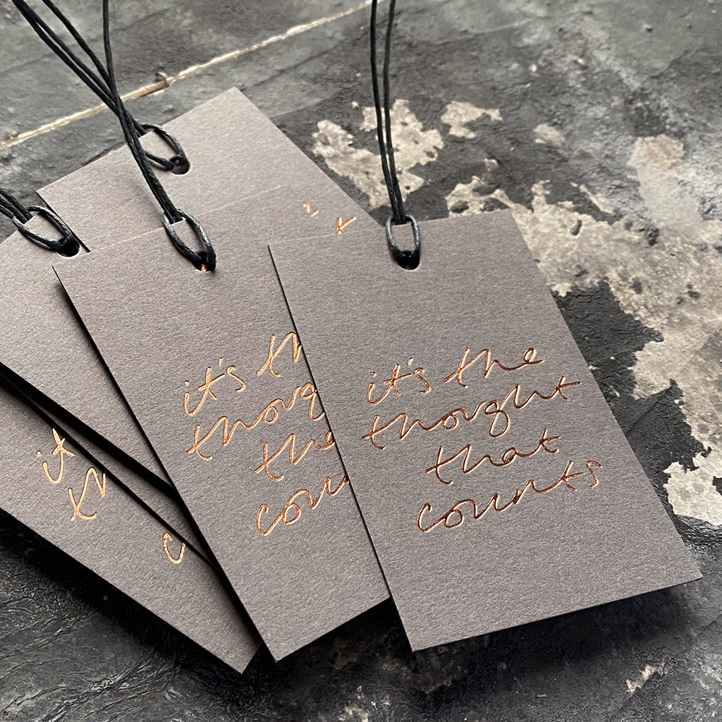 It's The Thought That Counts - Gift Tags