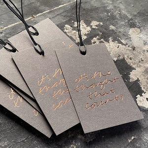 It's The Thought That Counts - Gift Tags