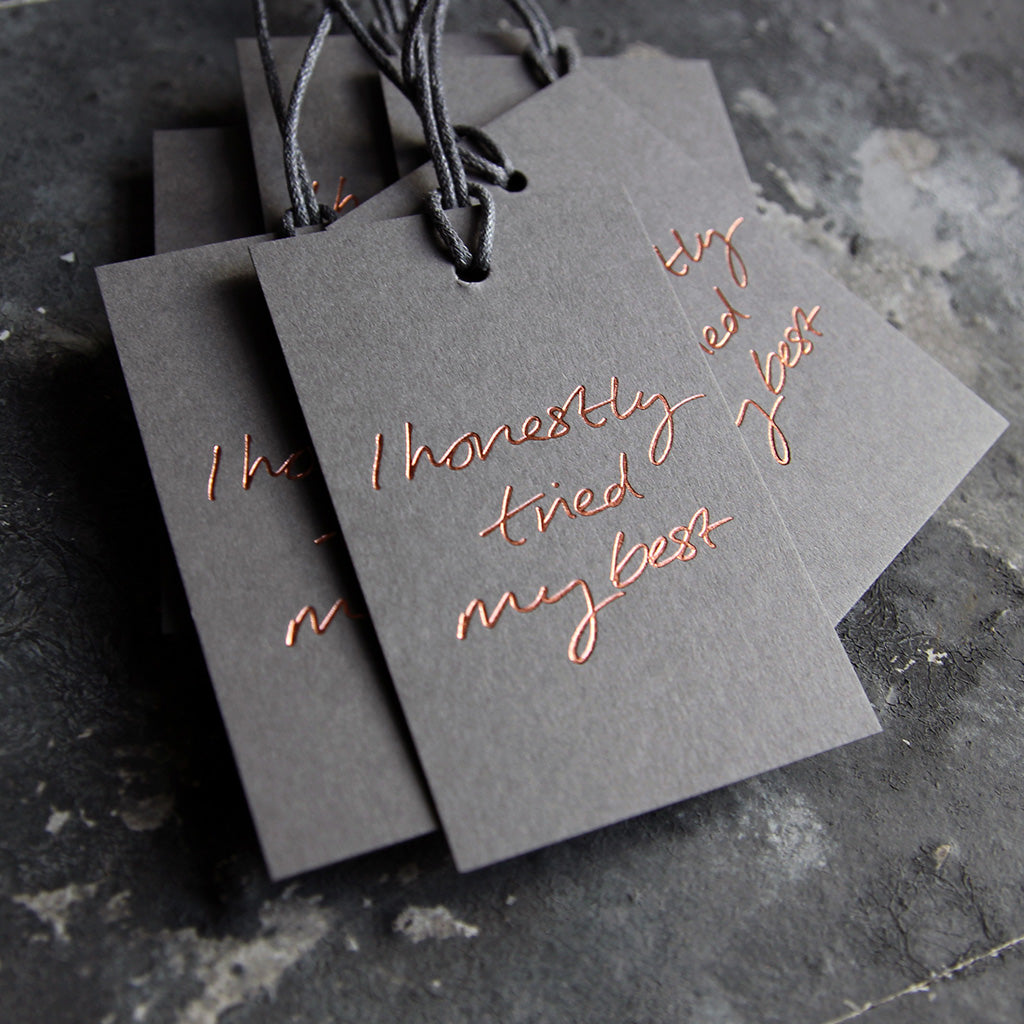 I Honestly Tried My Best - 6 Gift Tags