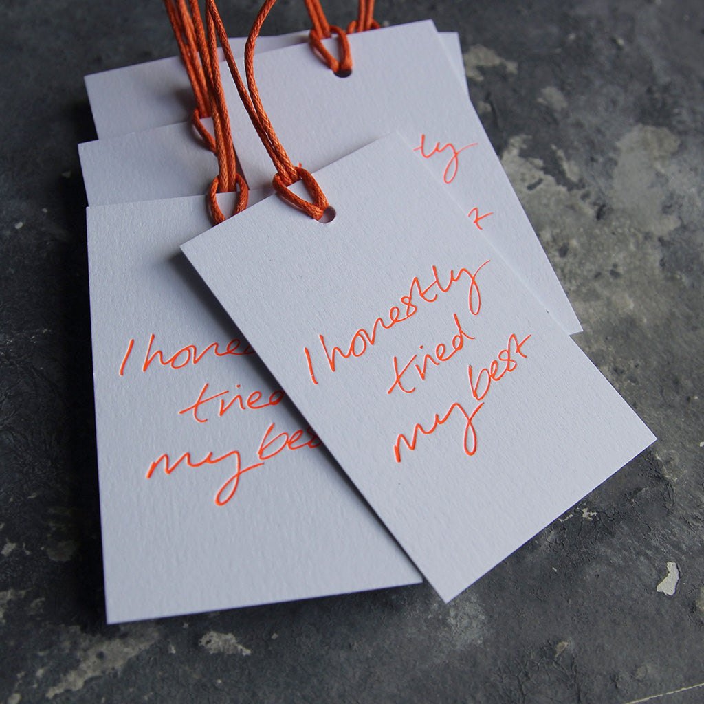 I Honestly Tried My Best - 6 Gift Tags