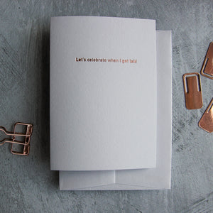 Let's celebrate when I get laid - Typo Set