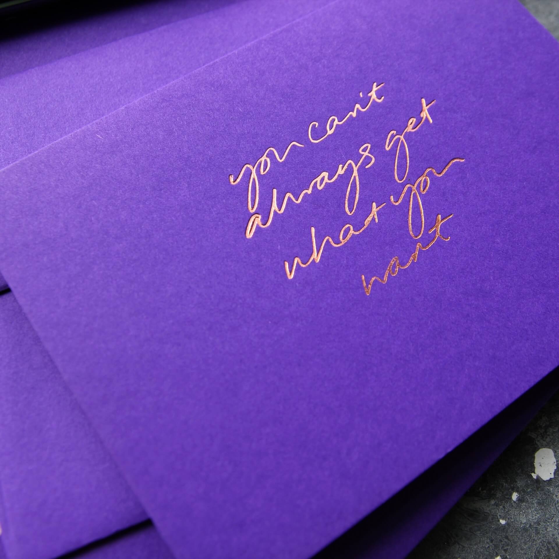 You Can’t Always Get What You Want - Cash Card