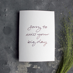Sorry To Miss Your Big Day