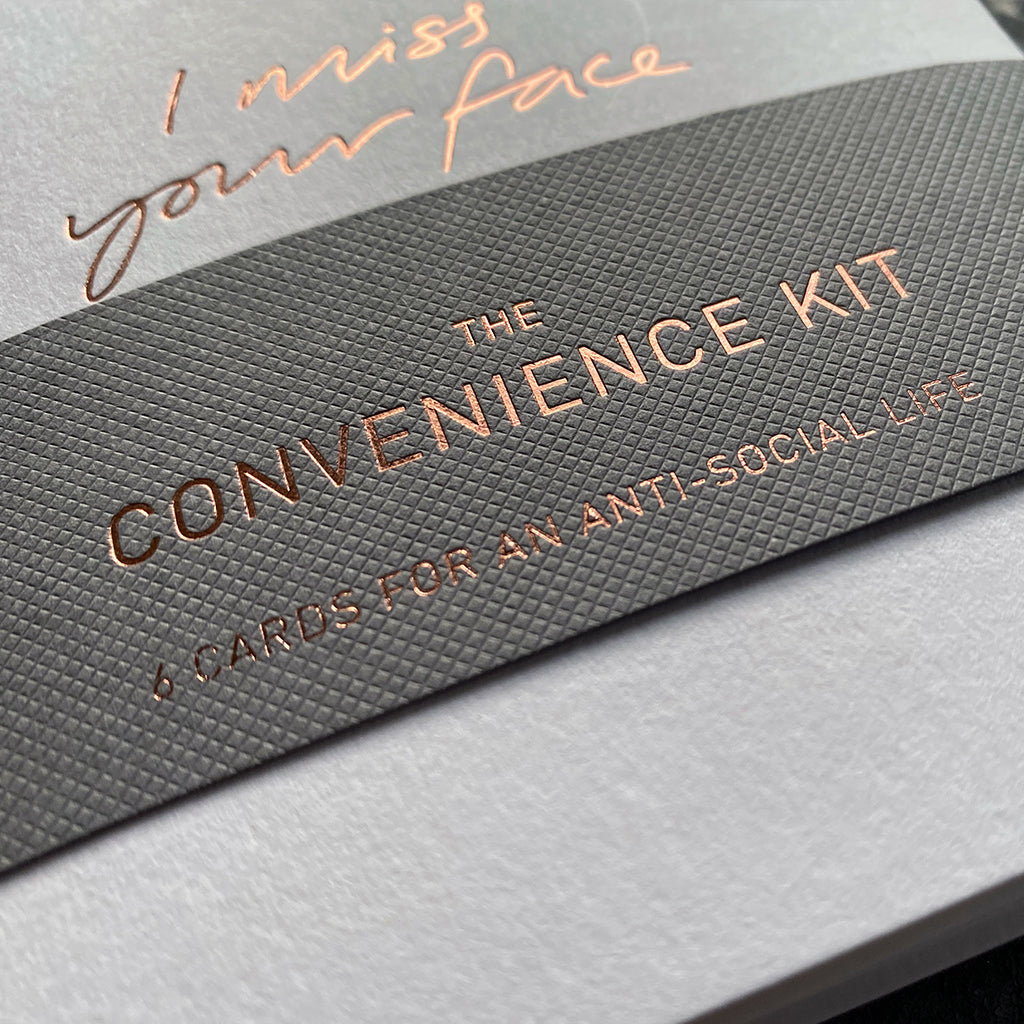 The Convenience Kit - 6 Cards For An Anti-Social Life